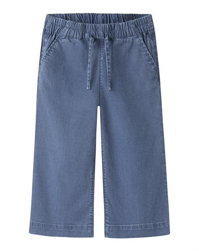 Name It - NMFBella Wide Pull Up Jeans - Medium Blue Denim 